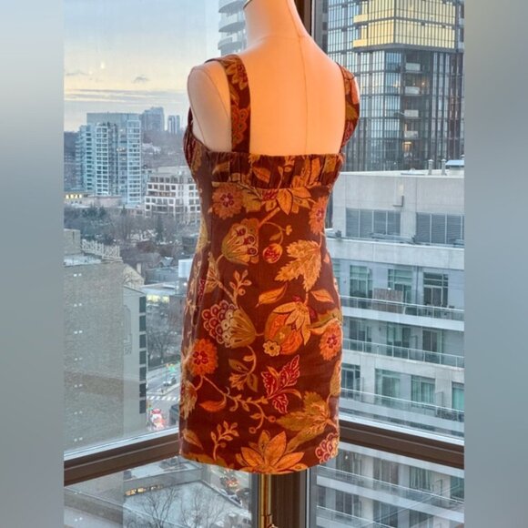 🆕 SIR THE LABEL 🧿 NWOT Floral Linen Minidress, Mojave Print - Sz 1 US XS - Picture 6 of 16